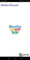Months of the year poster