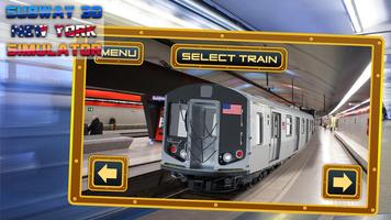 Subway 3D New York Simulator Affiche