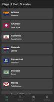 US states Quiz - Capitals, Flags and Maps penulis hantaran