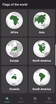 Screenshot 1 for The flags of the world