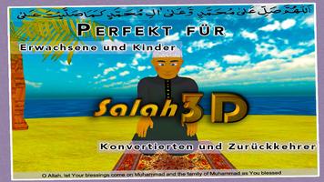 Salah islamischer Gebetslehrer Plakat