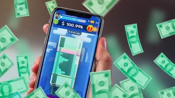 お金稼ぎクリッカーゲーム ポスター