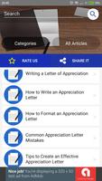 Appreciation Letter ภาพหน้าจอ 2