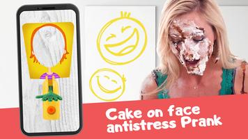 Cake on face antistress Prank screenshot 1