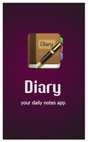 Diary - daily notes پوسٹر