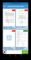 برنامه‌نما Resume Formats عکس از صفحه