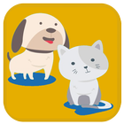 Cachorro e Gato - Jogo de Cart icône