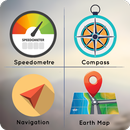 Alat GPS: Peta, Navigasi, Cuaca, Temukan Alamat APK