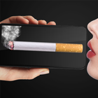 Fumando cigarro virtual (pegadinha) ícone