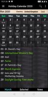 برنامه‌نما Holiday Calendar 2024 عکس از صفحه