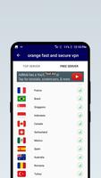 Orange fast and secure vpn plakat