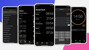 Clock Phone 15 - OS 17 Clock পোস্টার