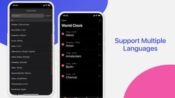Clock Phone 16, Alarm & Timer स्क्रीनशॉट 2