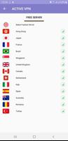 Active vpn - Free Proxy Screenshot 1