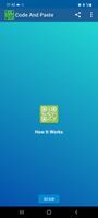 Code And Paste QR Code scanner الملصق