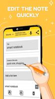 Smart Notepad Notes - Quick Note, Shopping List تصوير الشاشة 1