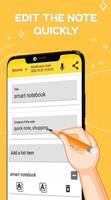 Smart Notepad Notes - Quick Note, Shopping List اسکرین شاٹ 1