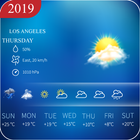 Daily Weather Live Forecast App Hourly,Weekly 2019 icône