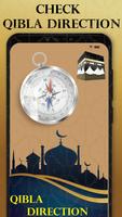 Digital Qibla Compass - Find D पोस्टर