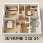Dessiner plan de maison 2D icône
