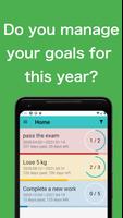 Goal Supporter : Goals Management Cartaz