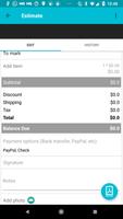 Invoice & Estimate Maker captura de pantalla 3