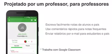 Notas do professor