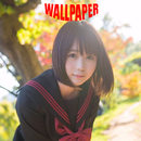 Japanese Cute School Girls Wallpaper APK