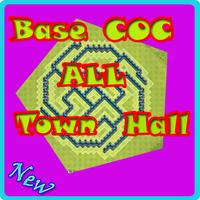 Base COC ALL Town Hall Affiche