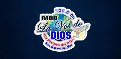 La Voz De Dios 100.5 FM Plakat