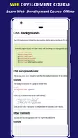 Learn Web Development Course تصوير الشاشة 4