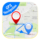 GPS Navigation Map Direction ícone