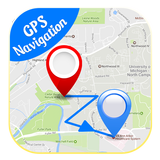GPS Navigation Map Direction simgesi