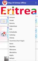 Map Of Eritrea Offline capture d'écran 2