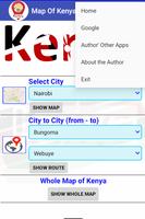 Map Of Kenya Offline تصوير الشاشة 1