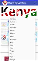 Map Of Kenya Offline تصوير الشاشة 2