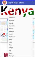 Map Of Kenya Offline capture d'écran 2