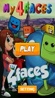 MY4FACES - Memory Game For Kids پوسٹر