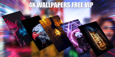 4K Wallpapers Free VIP 👑 الملصق