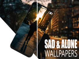 😢Sad Wallpapers - Alone Background😭For Broken💔 ảnh chụp màn hình 3