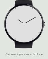 epaper watchface minimal poster