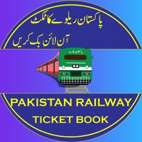 Pak Railway Ticket stations Affiche