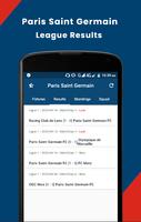 Fixtures and Results for PSG capture d'écran 1