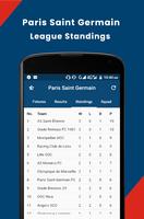 Fixtures and Results for PSG capture d'écran 2