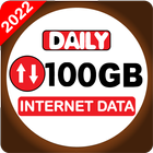 Daily100GB internet DataTricks ícone