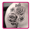 Rose Tattoos Design ไอคอน
