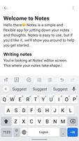 Notes App captura de pantalla 1