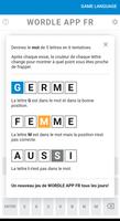 Wordle Francais Affiche