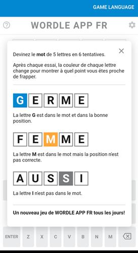Wordle Francais APK pour Android Télécharger