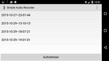 Simple Audio Recorder スクリーンショット 1